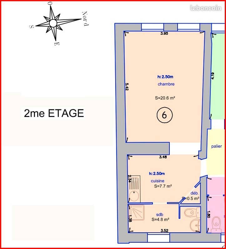 Appartement à vendre, 34m², Pont-Audemer