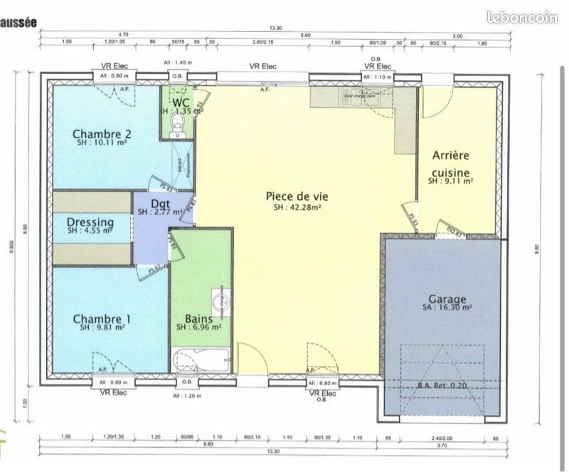 Maison à louer, 87m², Le Mans