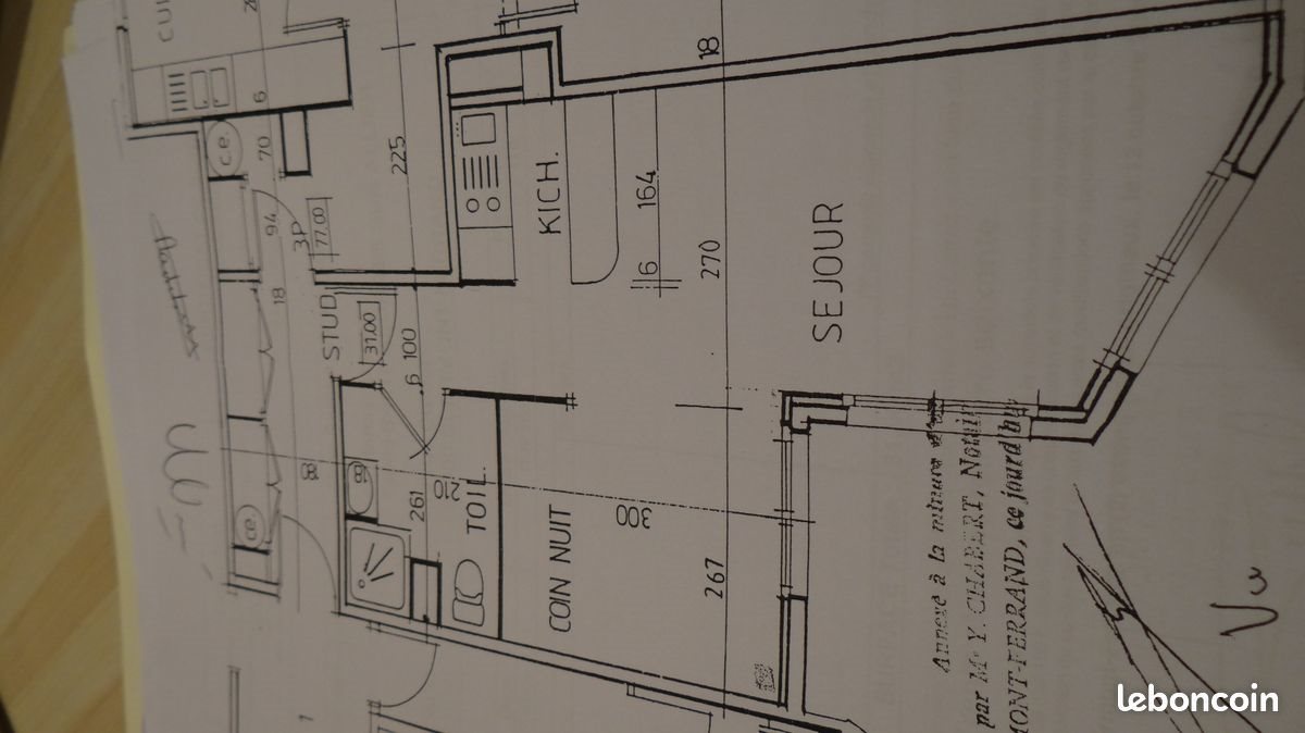 Appartement à louer, 31m², Clermont-Ferrand