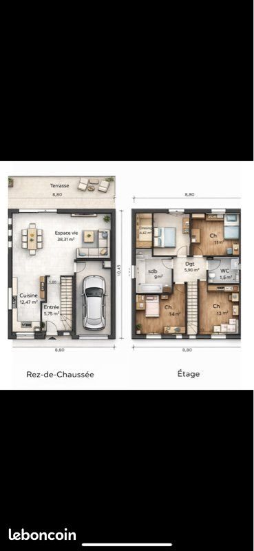 Maison à vendre, 137m², Florange