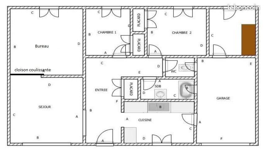 Maison à louer, 89m², Angoulême