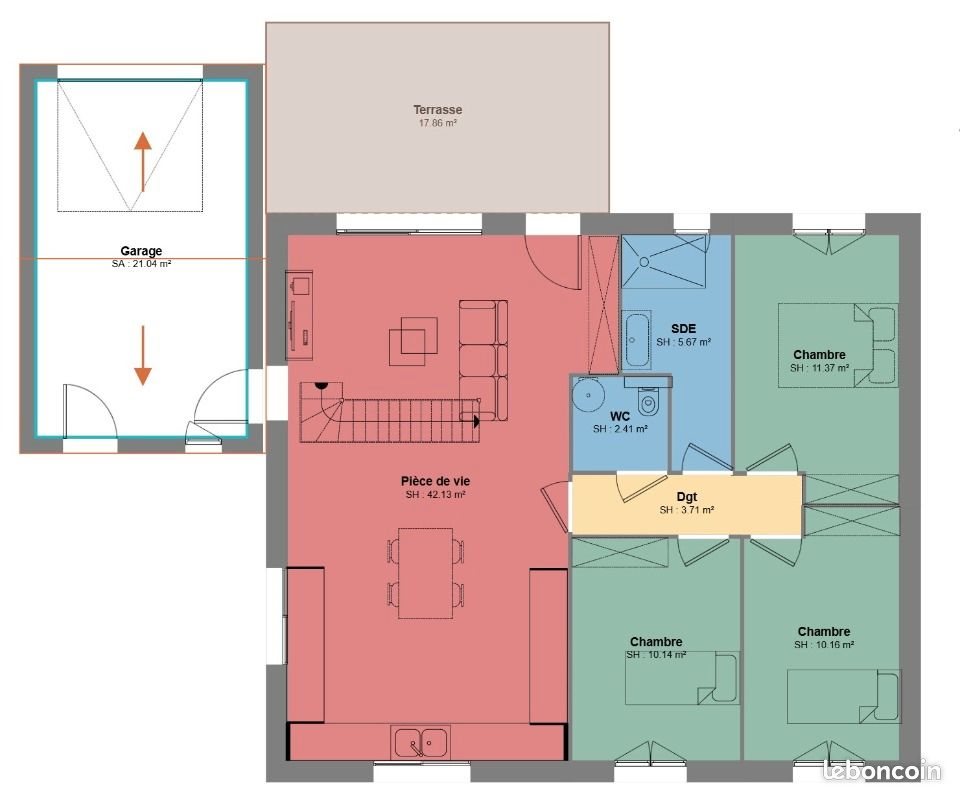 Maison à vendre, 85m², Saint-Remèze