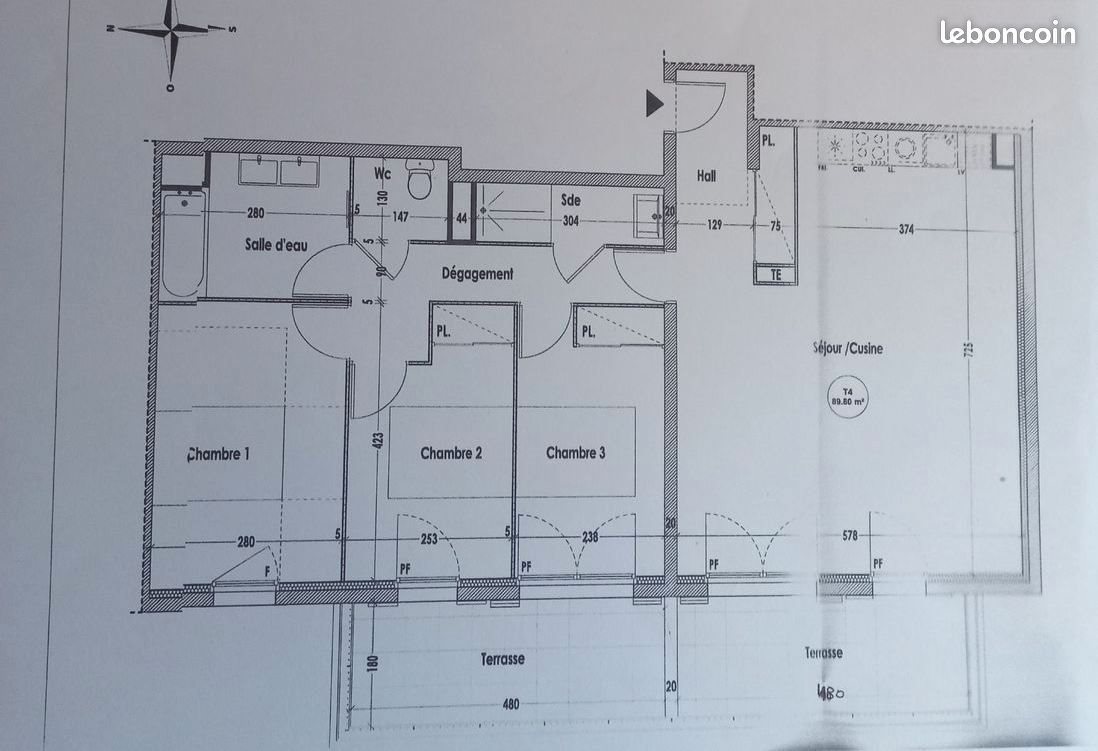 Appartement à vendre, 89m², Cabriès