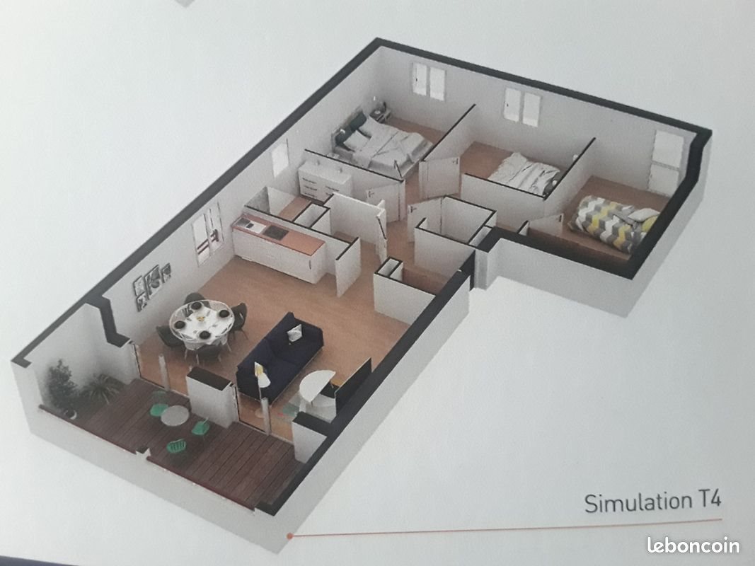 Appartement à vendre, 84m², Saint-Pierre-d'Irube