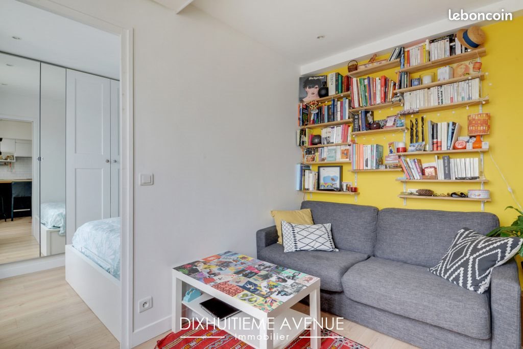 Appartement à louer, 28m², Paris 18ème