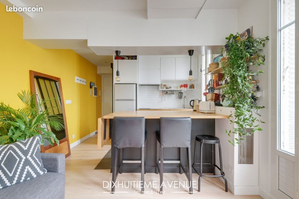Appartement à louer, 28m², Paris 18ème
