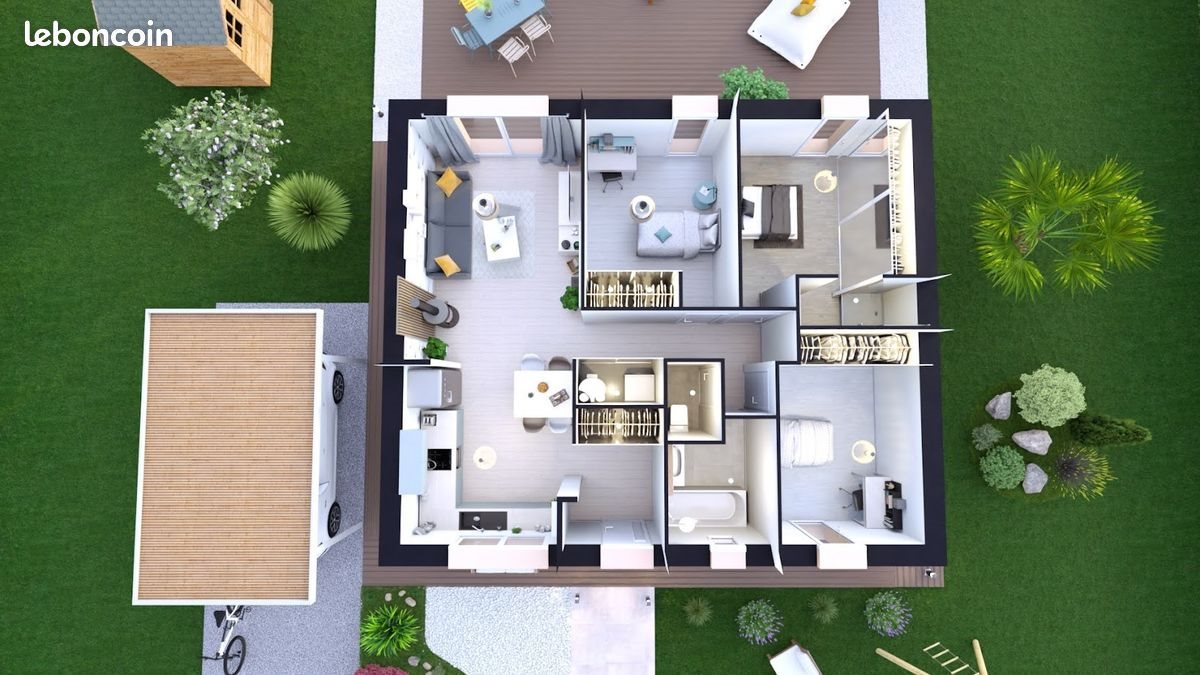 Maison à vendre, 80m², Balanzac