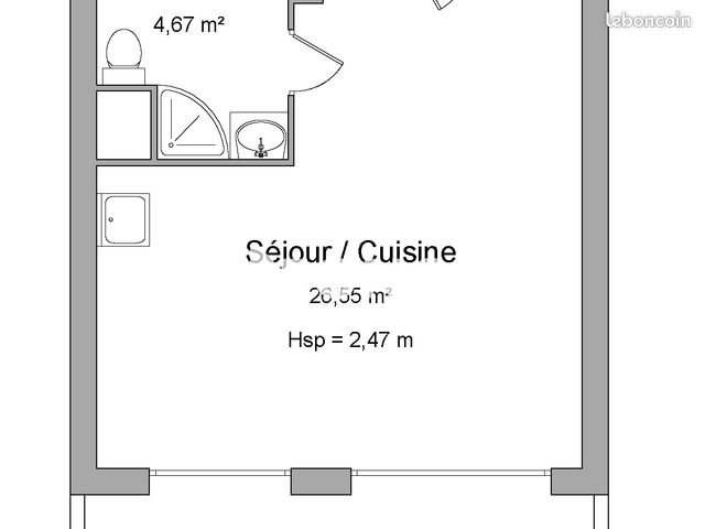 Appartement à louer, 31m², Nîmes