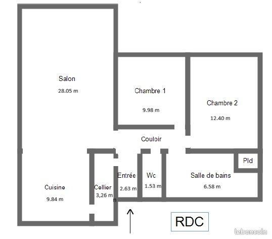 Appartement à vendre, 78m², Albi