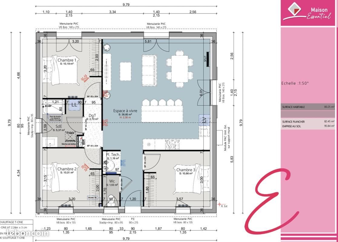 Maison à vendre, 80m², Saint-Magne