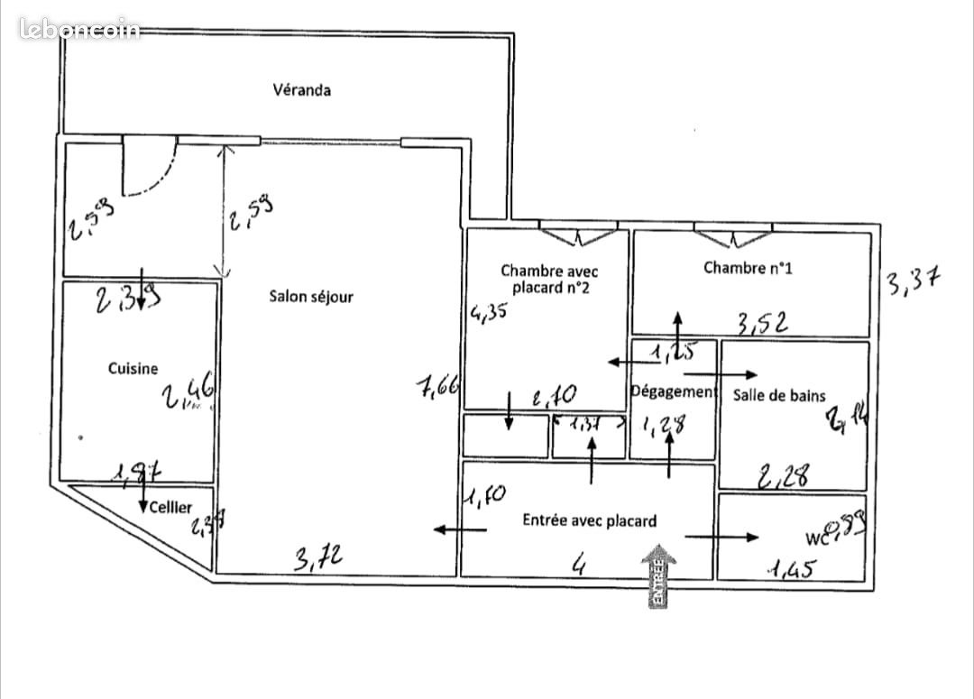Appartement à louer, 83m², Gap