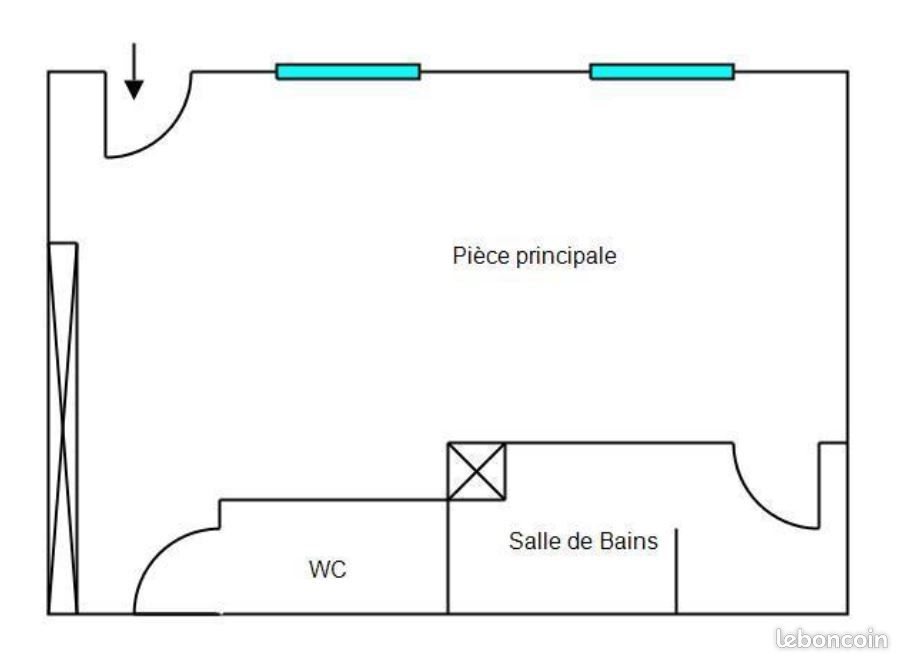 Appartement à louer, 25m², Besançon