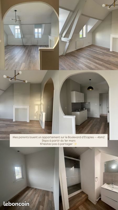 Appartement à louer, 47m², Etaples