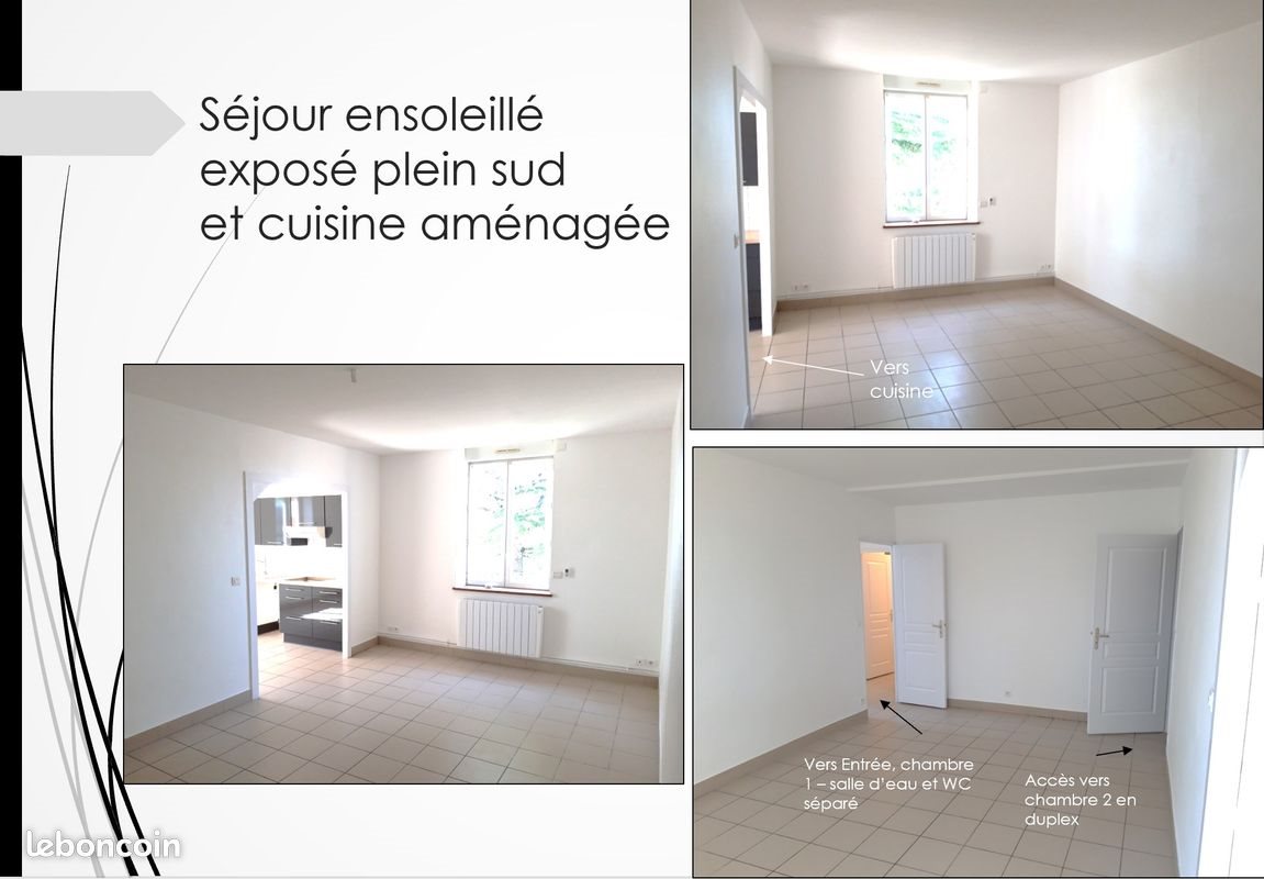 Appartement à louer, 80m², Cozes