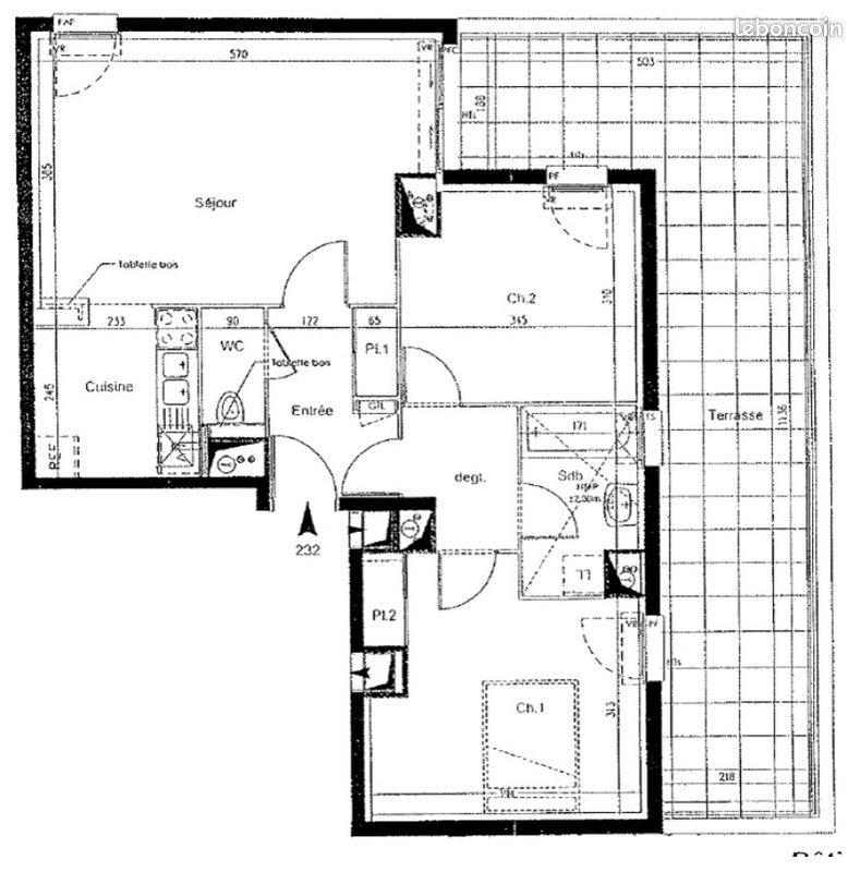 Appartement à louer, 63m², Noyal-sur-Vilaine