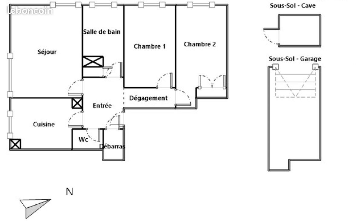 Appartement à vendre, 56m², Orléans