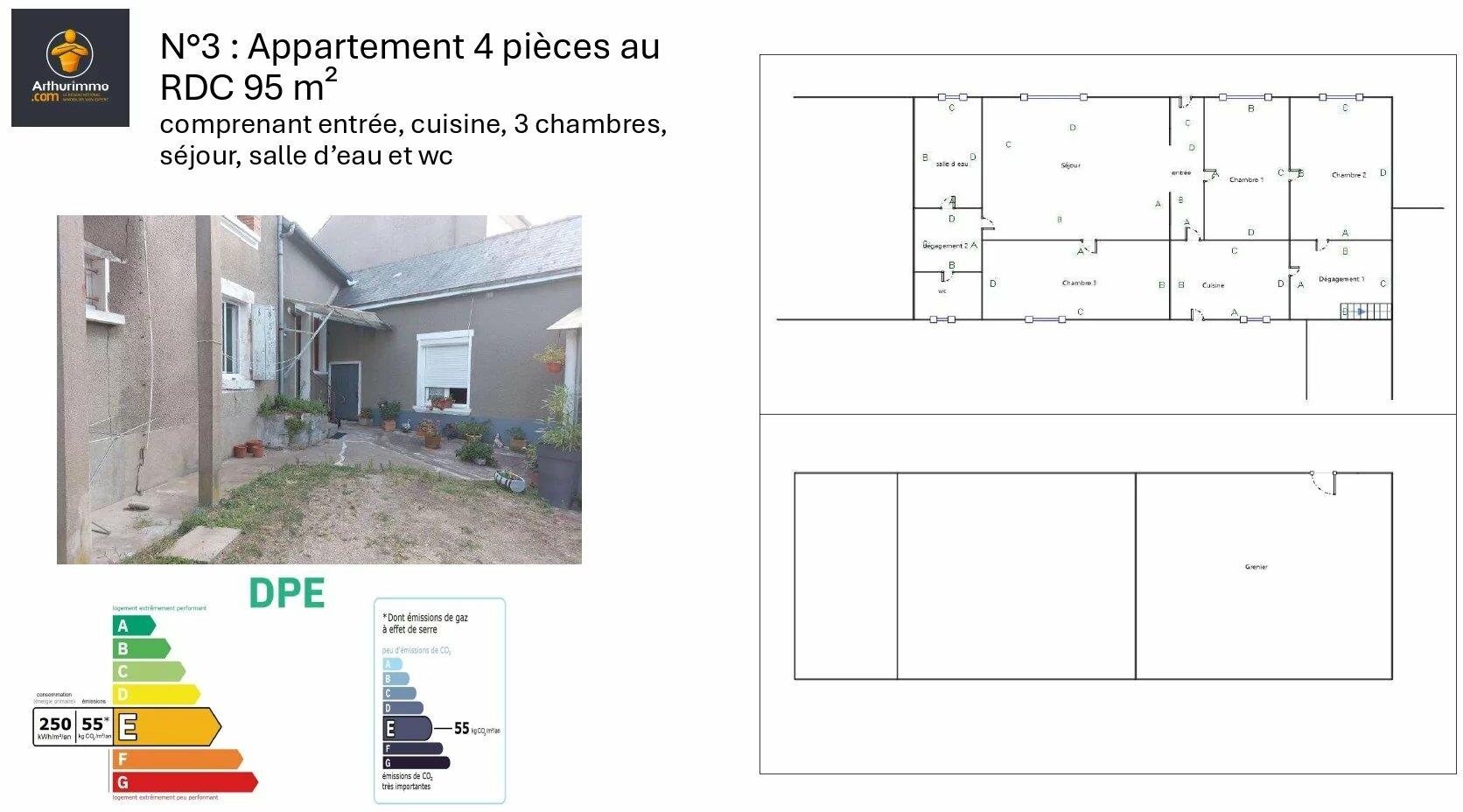 Appartement à vendre, 240m², Meung-sur-Loire