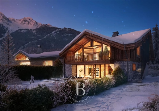 Barnes Chamonix - Les Bois - 4 Schlafzimmer - Vefa - Blick auf den Mont Blanc