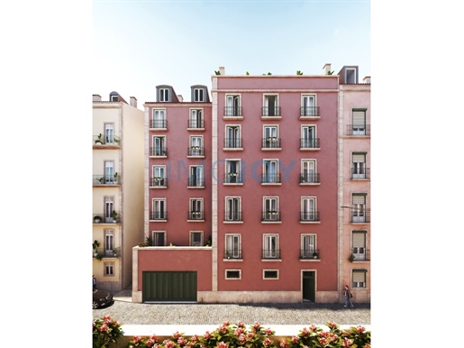 Eccellente appartamento con 2 camere da letto completamente recuperato a Lisbona
