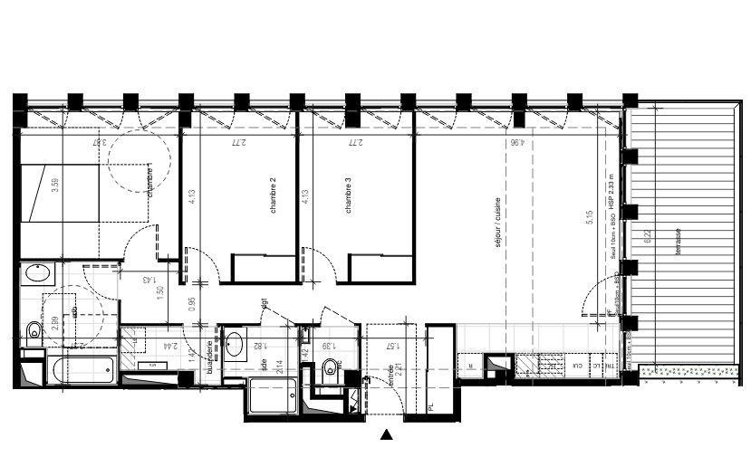 Appartement à vendre, 94m², Lyon 3ème