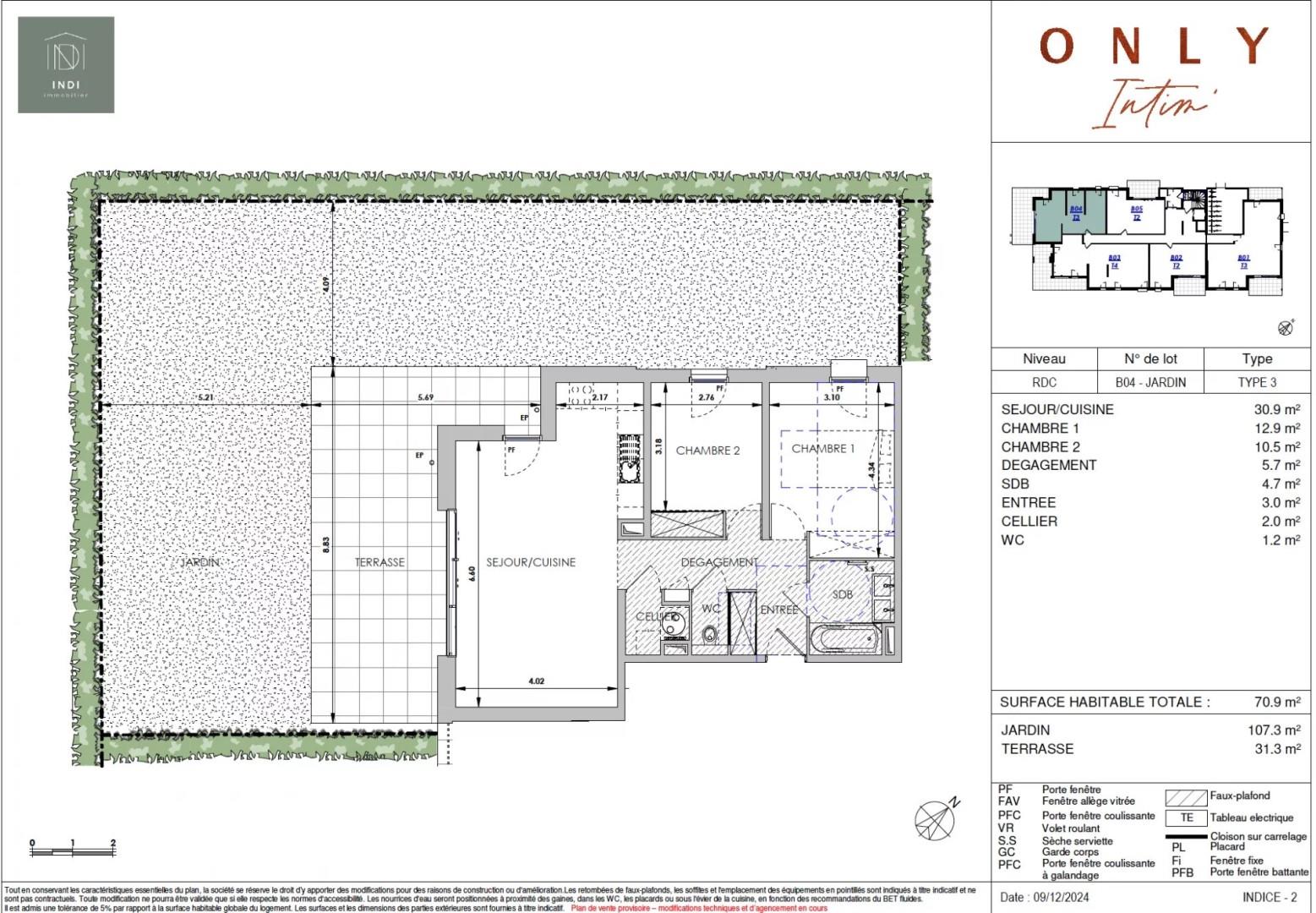 Appartement à vendre, 70m², Aix-en-Provence