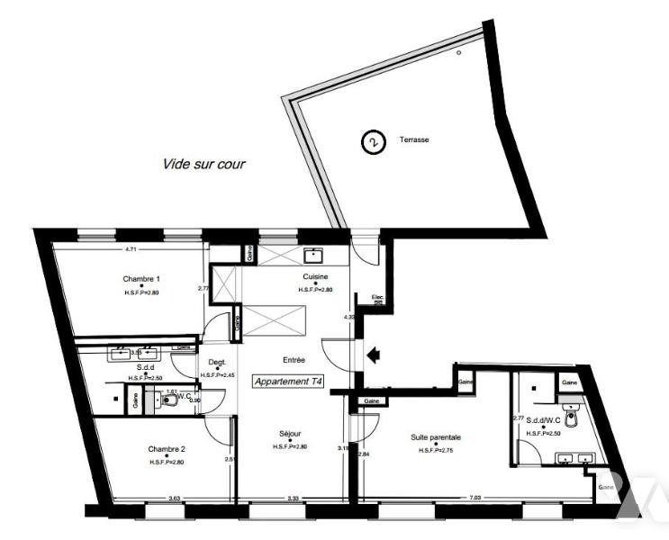 Appartement à vendre, 84m², Neuilly-sur-Seine
