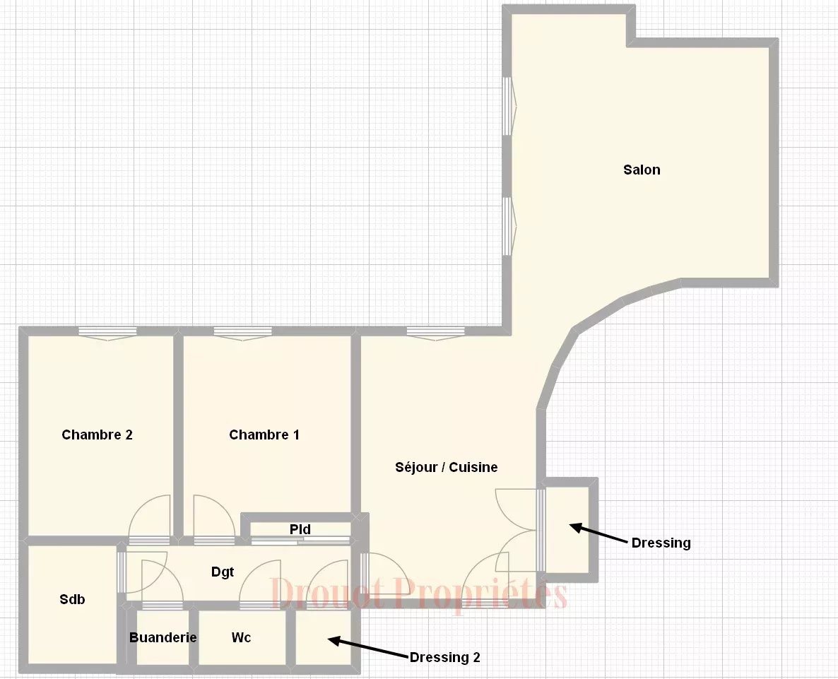 Appartement à vendre, 86m², Paris 9ème