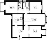 4 room luxury Flat for sale in Kiev, Ukraine