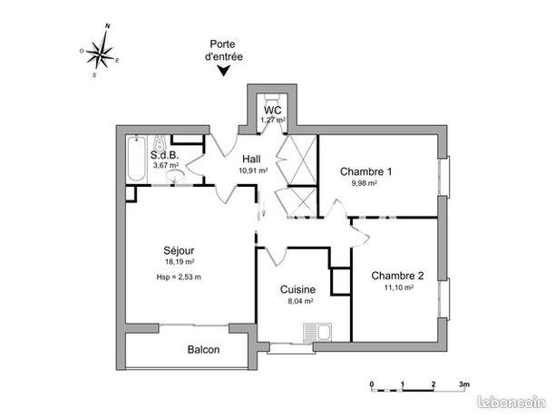 Maison à louer, 63m², Ramonville-Saint-Agne