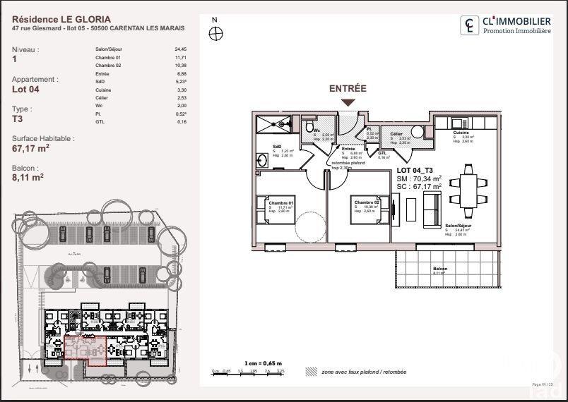 Appartement à vendre, 67m², Carentan-les-Marais