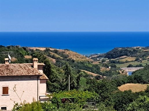 Villa with sea view in Montefiore dell'aso 