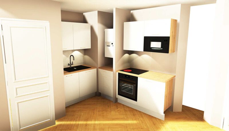 Appartement à louer, 40m², Riantec