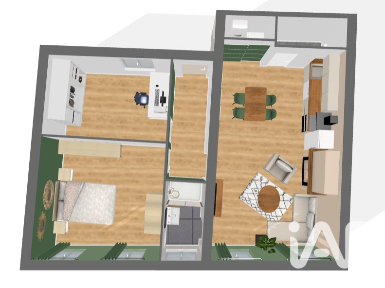 Appartement à vendre, 62m², Nègrepelisse