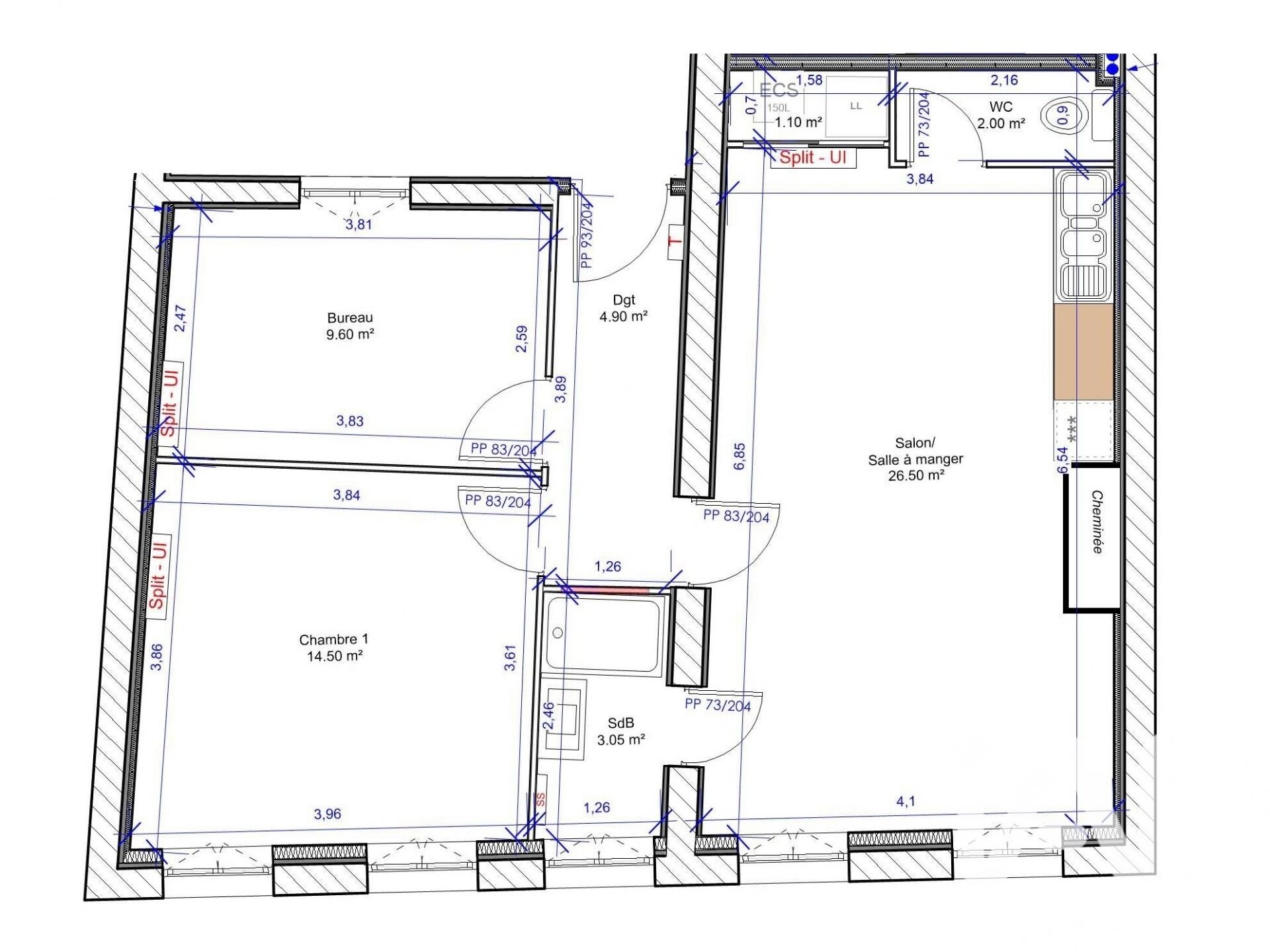 Appartement à vendre, 62m², Nègrepelisse