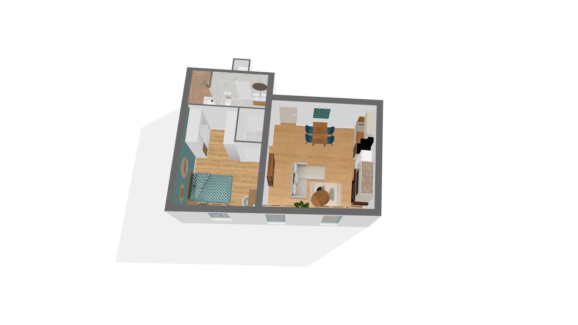 Appartement à vendre, 50m², Nègrepelisse