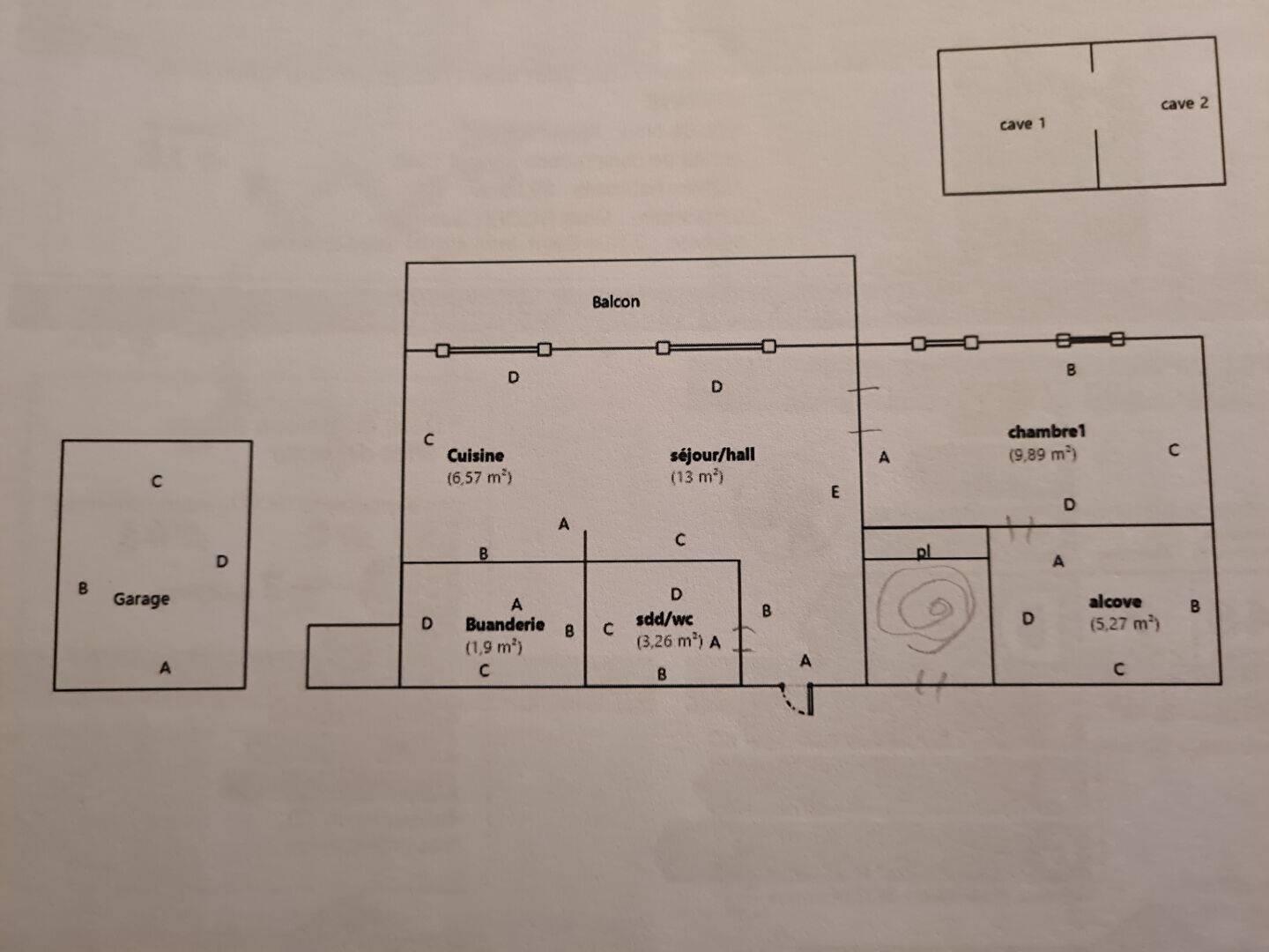 Appartement à vendre, 80m², Saint-Etienne