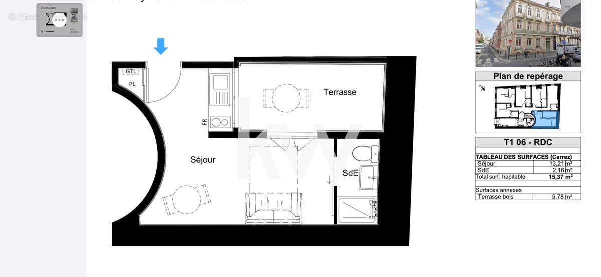 Appartement à vendre, 15m², Toulouse