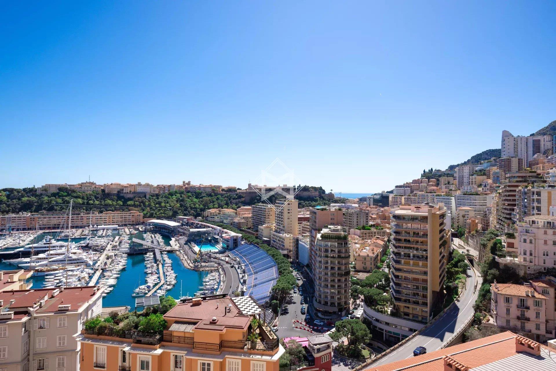 Exceptional Duplex with Rooftop Terrace and Panoramic View of Port Hercule