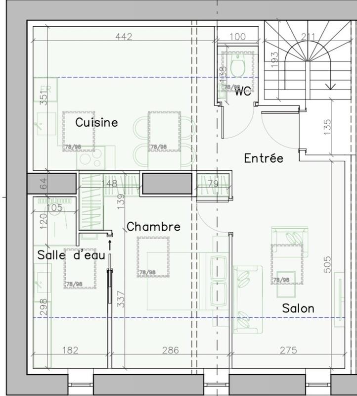 Appartement à vendre, 39m², Epinal