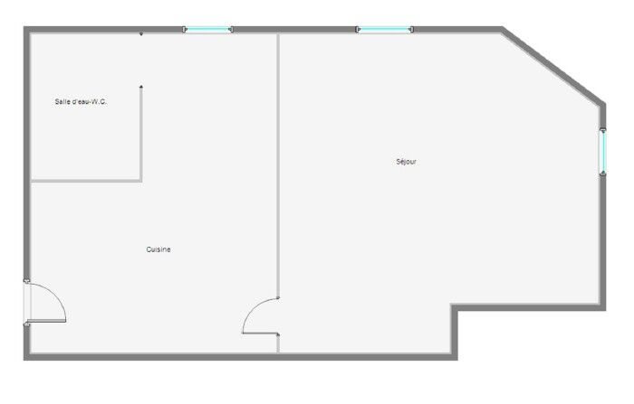 Appartement à vendre, 26m², Tours