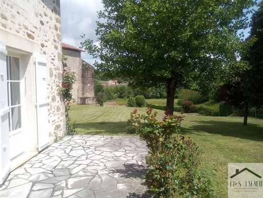 Superb presentation for this Restored Classic village Charente house and barn not far from Chasseneu