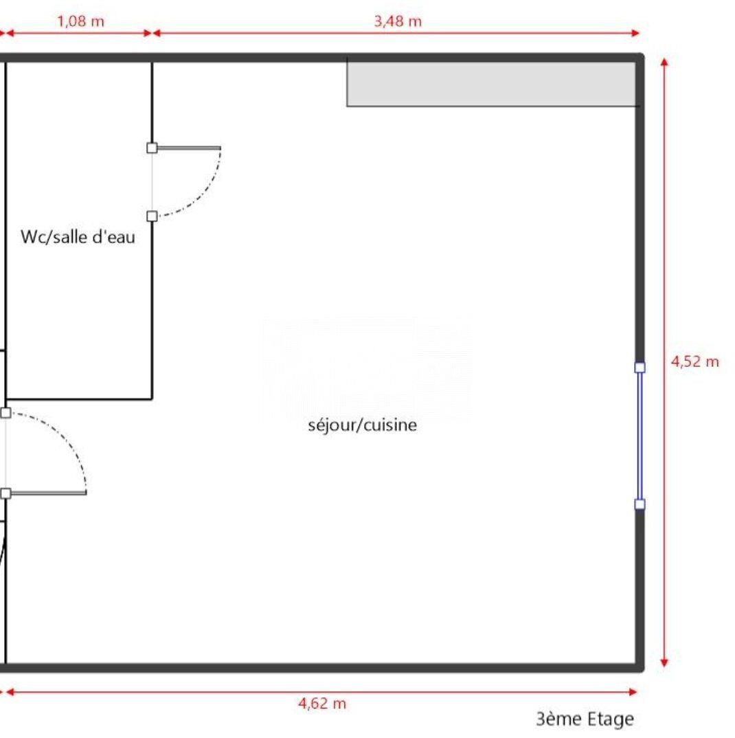 Maison à vendre, 21m², Marseille 3ème