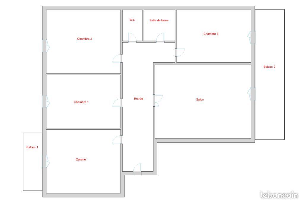 Appartement à vendre, 85m², Grenoble