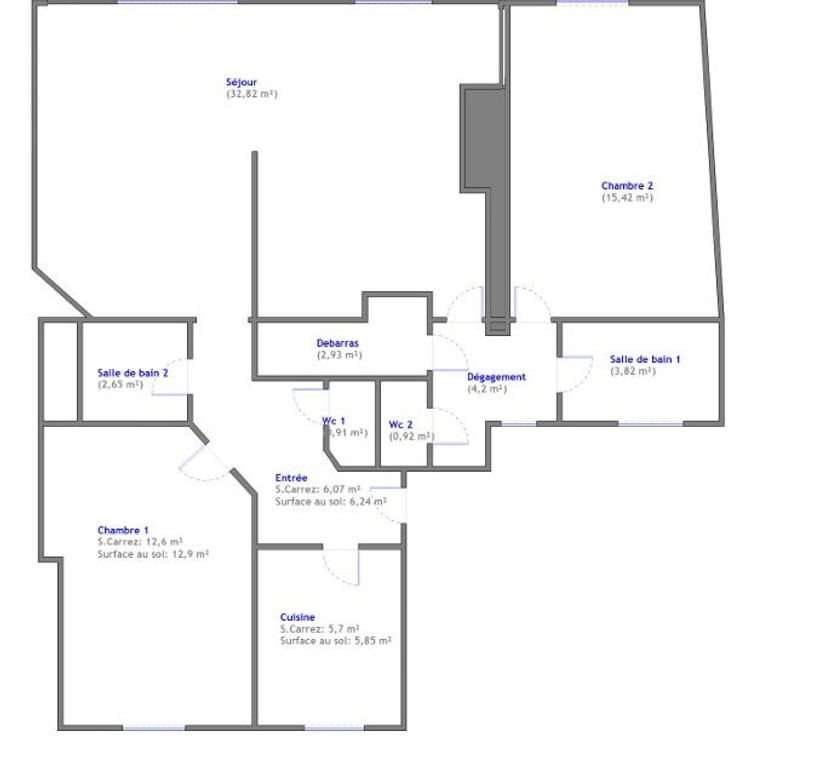 Appartement à vendre, 89m², Paris 12ème