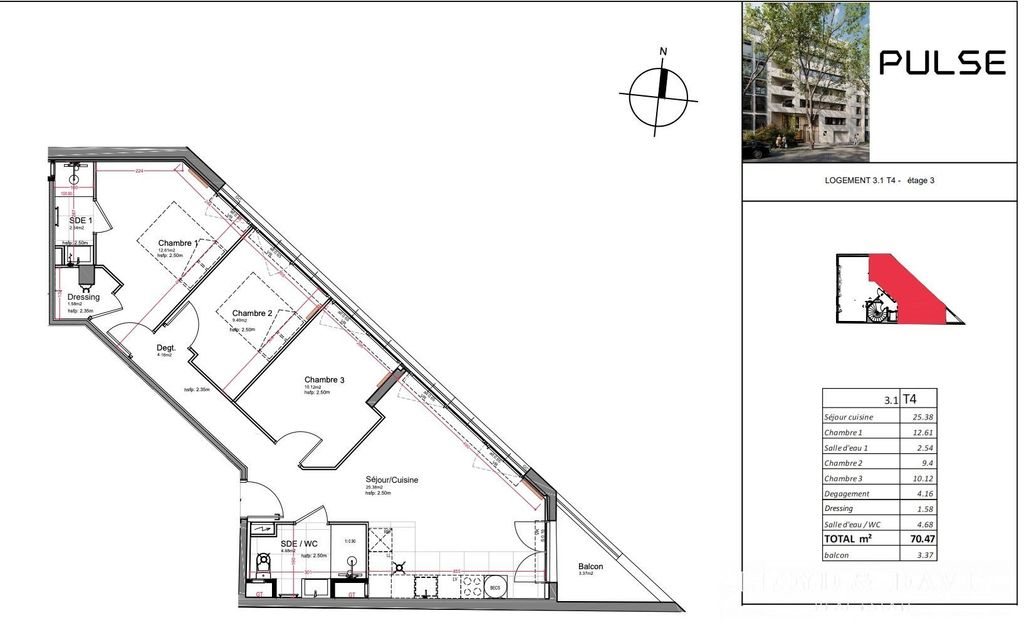 Appartement à vendre, 62m², Boulogne-Billancourt