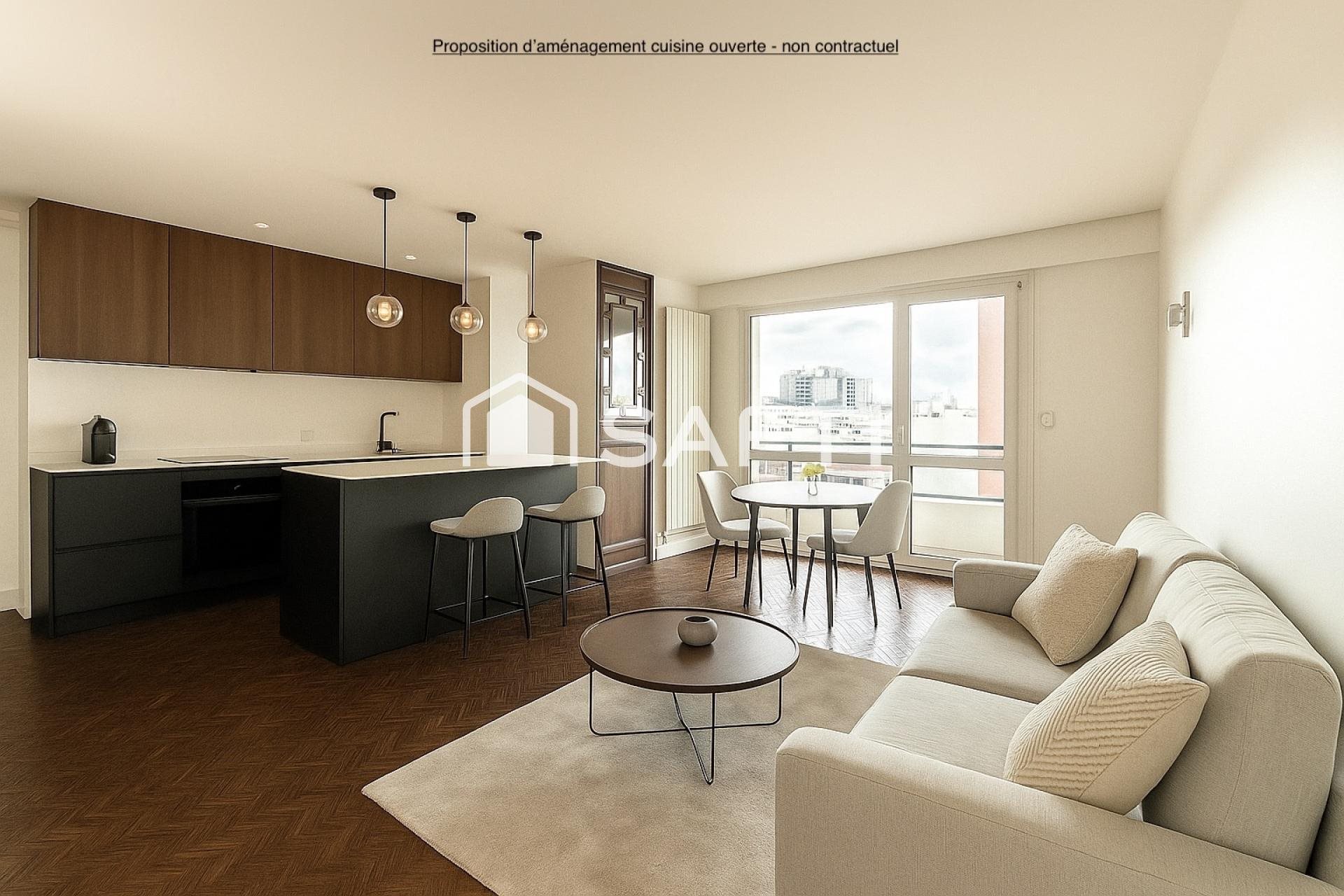 Appartement à vendre, 74m², Paris 14ème