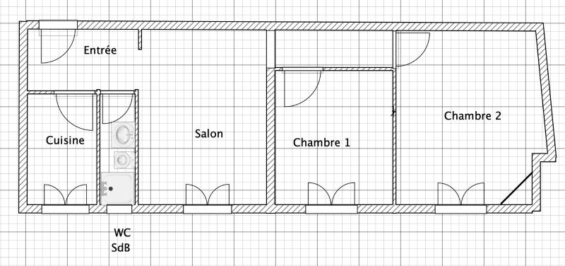 Appartement à louer, 47m², Paris 16ème