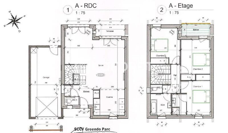 Maison à louer, 100m², Grignon