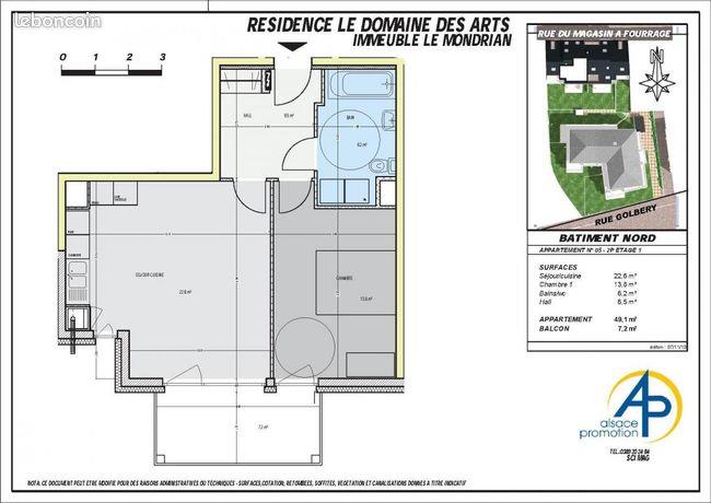 Maison à louer, 49m², Colmar