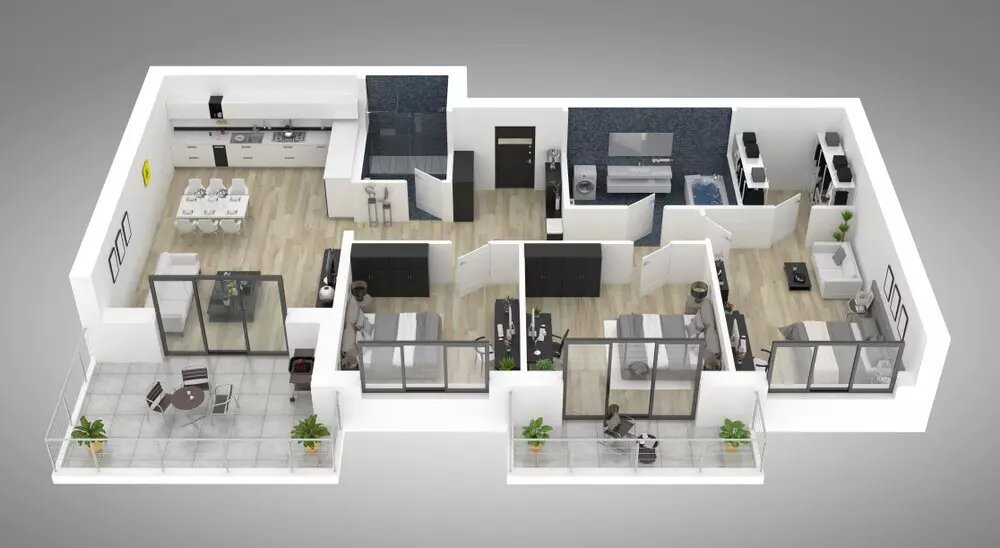 Appartement à vendre, 77m², Lognes